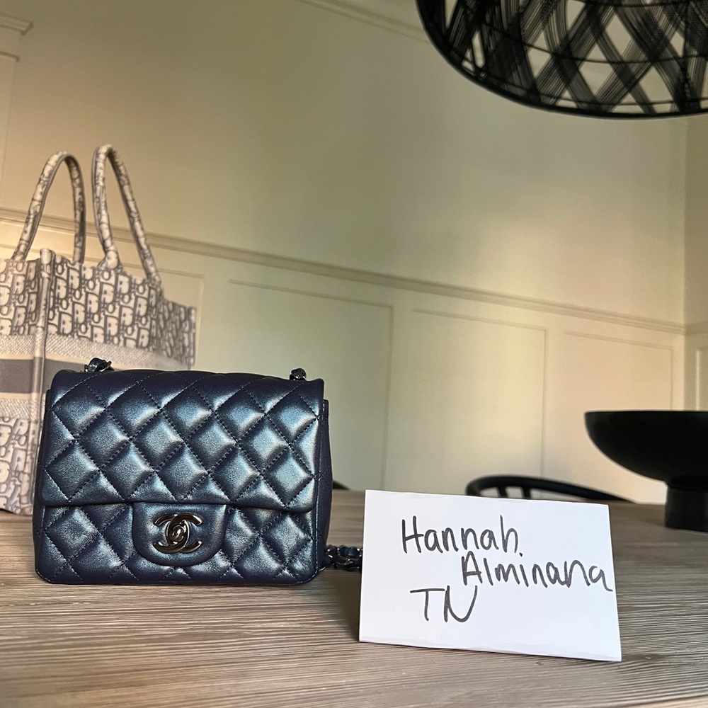 Chanel iridescent mini square